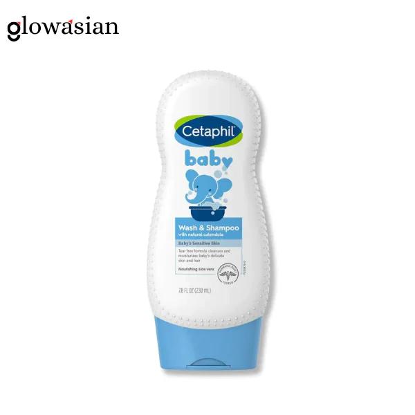 Untitled design - 2026-06-14T021456.058 Cetaphil Baby Wash and Shampoo with Natural Calendula (230ml) - Image 1