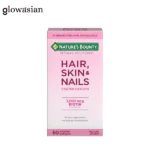 Nature’s Bounty Optimal Solutions Hair, Skin & Nails Formula with 3,000 mcg Biotin – 60 Coated Caplets