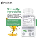 Parker Naturals Glowing Skin Supplement Biotin Glutathione Hyaluronic Acid DHA/EPA Omega 3 Fish Oil, CoQ10, Vitamin C, All Natural Skin Care Supplement 60 Capsule - Image 2