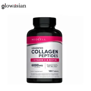 Neocell Collagen Peptides + Vitamin C & Biotin (6,000 mg) Grassfed – 180 tablets
