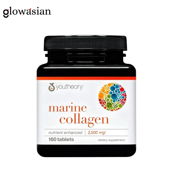 Untitled design (76) Youtheory Marine Collagen Tablets - 2,500 mg - 160 Tablets - Image 1
